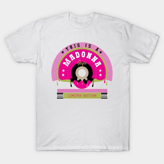 Madonna Name Style T-Shirt by Suryaraj